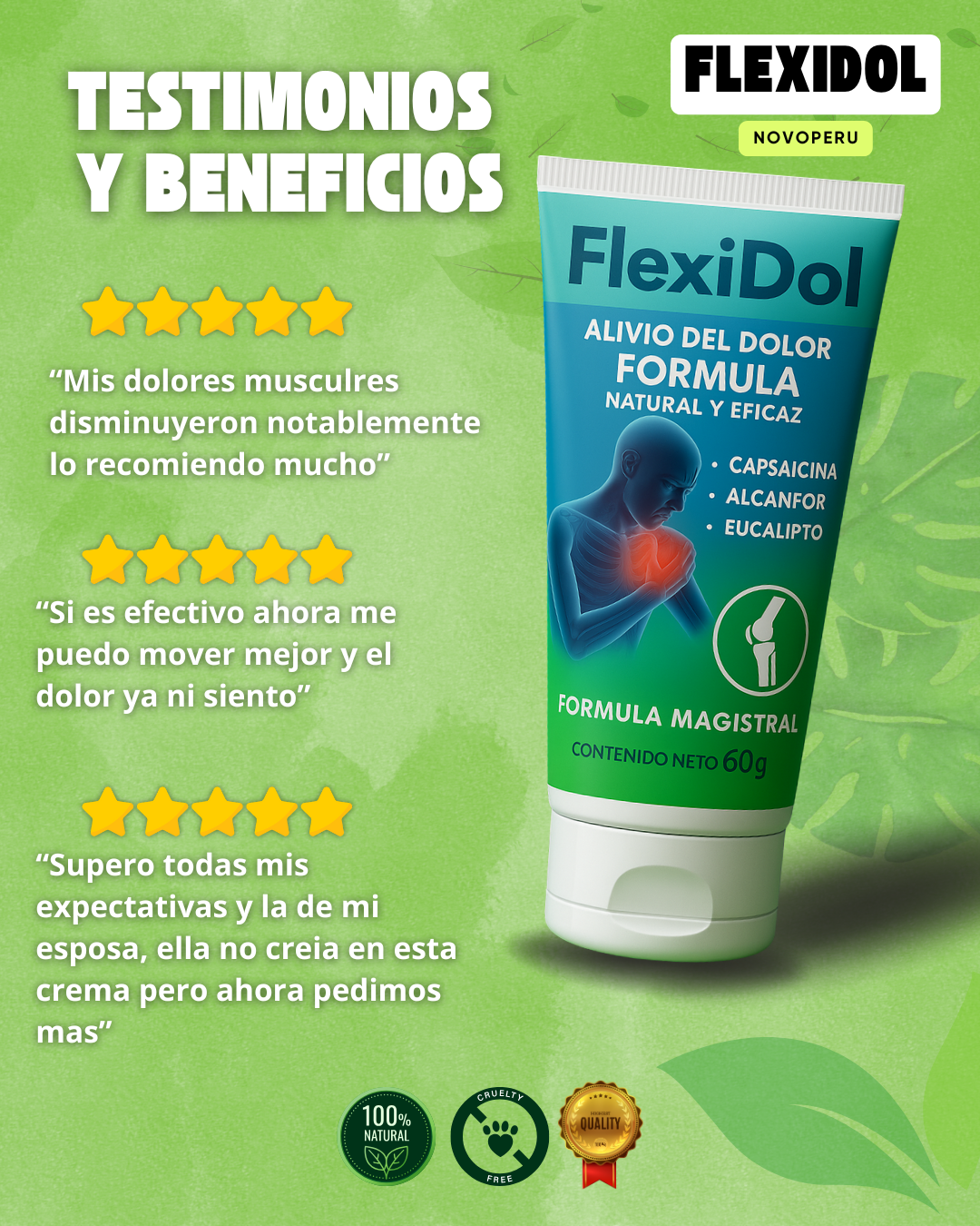 🟢 ALIVIO INMEDIATO DEL DOLOR ARTICULAR Y MUSCULAR 🟢