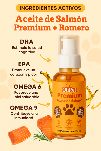 Aceite de Salmon Premium - OliPet