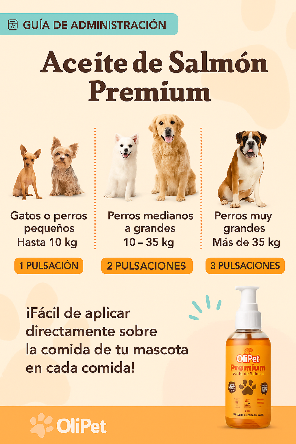 Aceite de Salmon Premium - OliPet