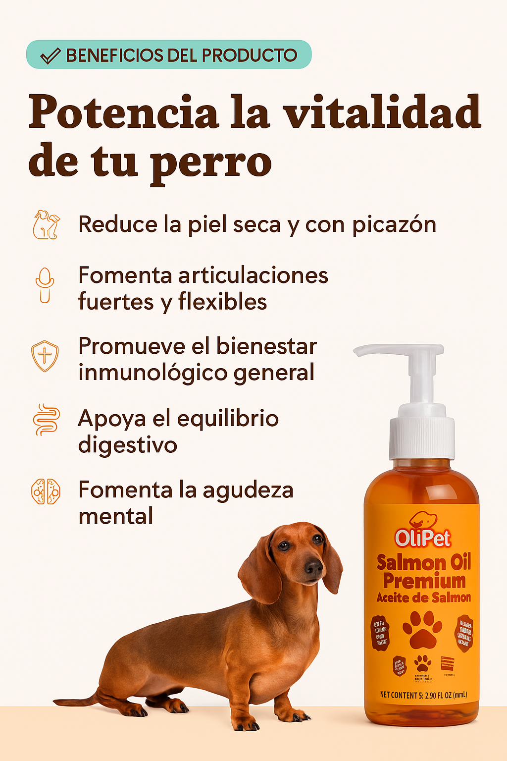 Aceite de Salmon Premium - OliPet